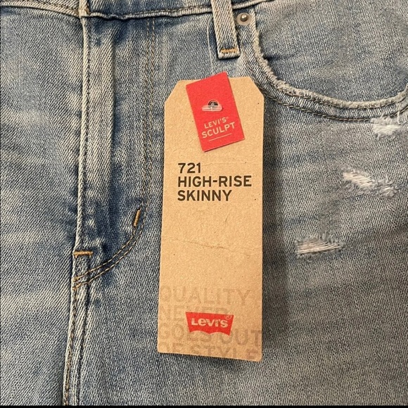 🚫SOLD 🚫Levi’s 721 hyper sculpt high waist - Picture 4 of 7